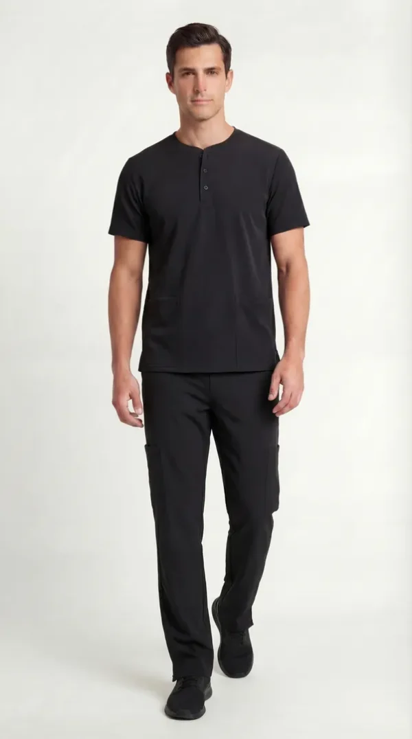 Men's Action Elite Henley Scrub