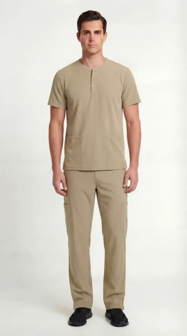 Men's Action Elite Henley Scrub